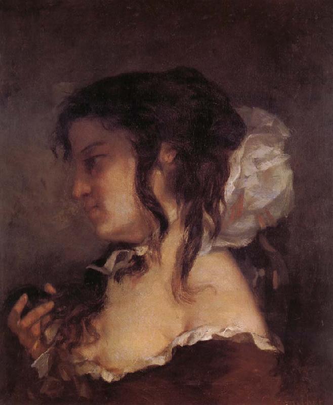 Courbet, Gustave La Reflexion oil painting picture